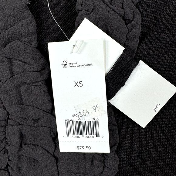 Banana Republic Cardigan Women's Extra Small Brown Extra Fine Merino Wool - Picture 5 of 10